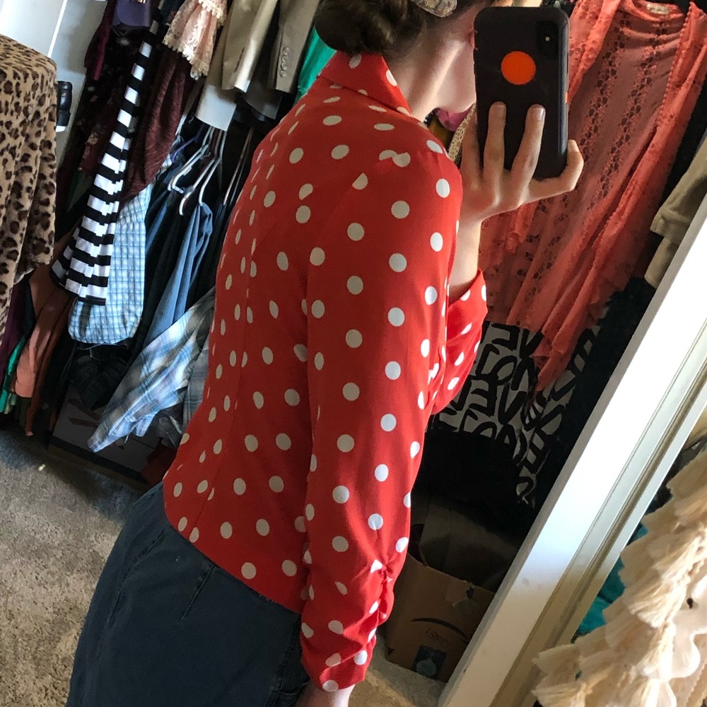 Polka Dot Blazer - Picture 2 of 5